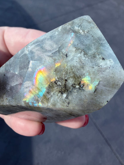 Labradorite Crystal Freeform – Rainbow Flash | 159g E
