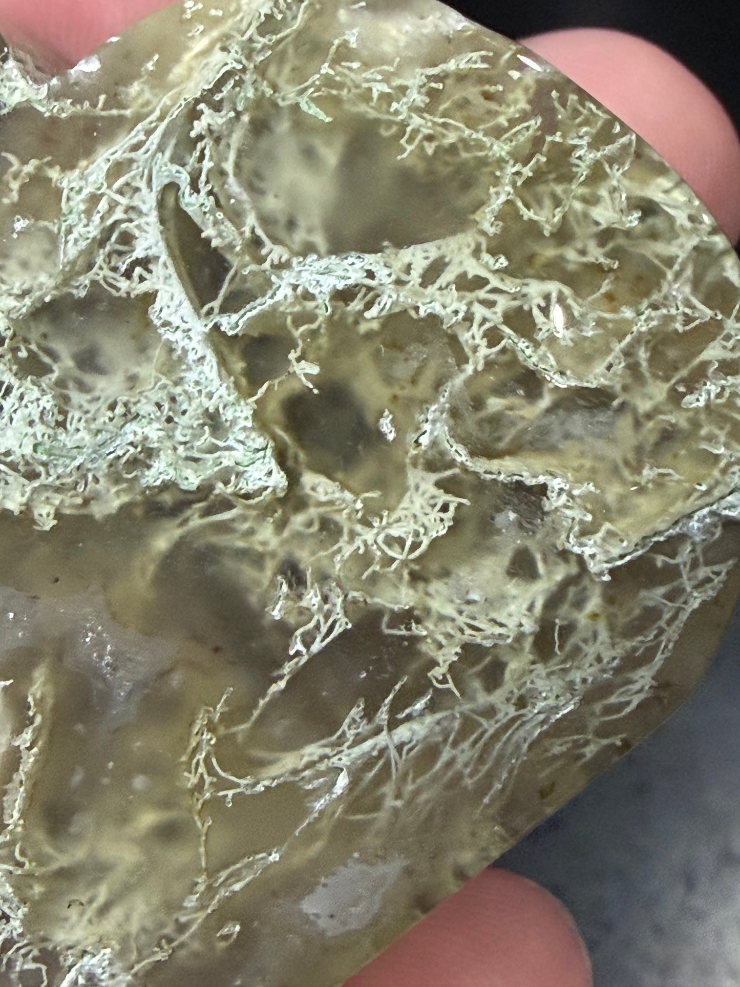 Natural Moss Agate Heart – Landscape Agate Crystal Heart | 5.7 x 5.2 cm | 65g B