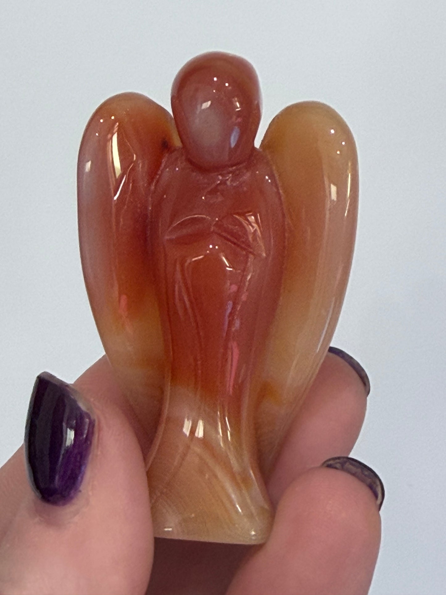 Carnelian  Angel – 6cm