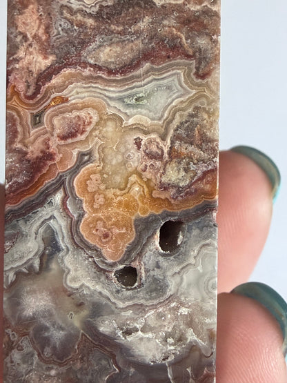 Mexican Crazy Lace Agate Tower – C