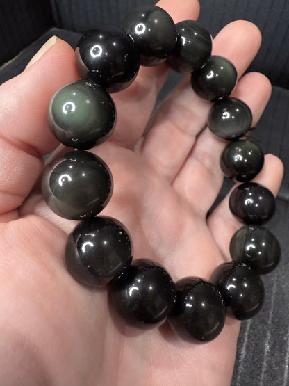 Rainbow Obsidian Bracelet 16mm