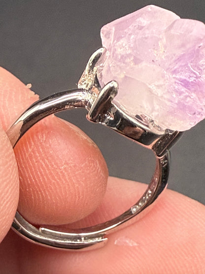 Amethyst Tooth Ring