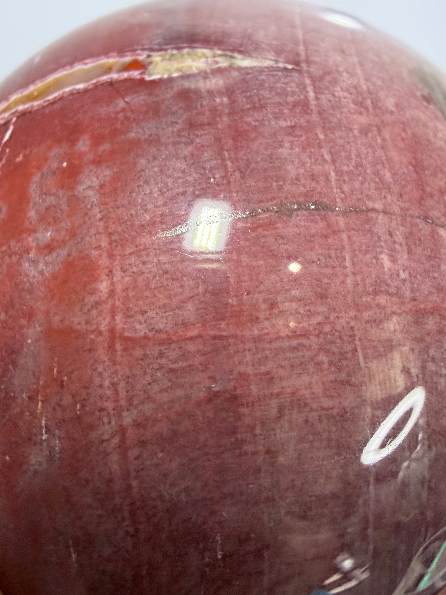 Pink Petrified Wood Sphere – 180g | 5cm