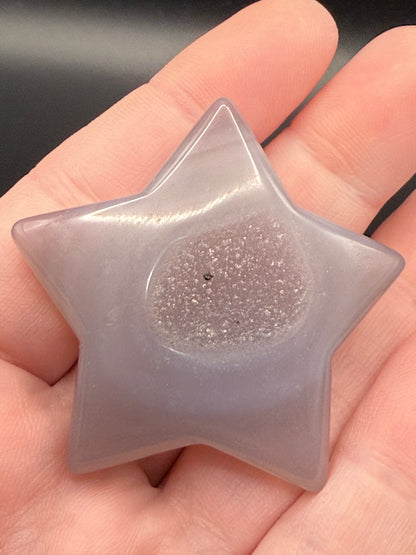 Druzy Agate Star