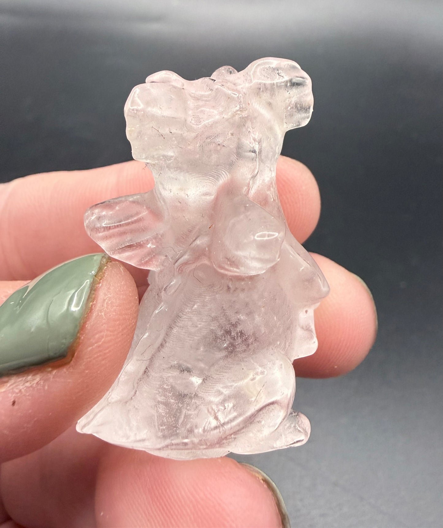 Clear Quartz Baby Dragon – 4cm