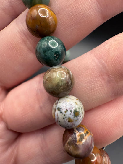 Indian Moss Agate Bracelet – 8mm