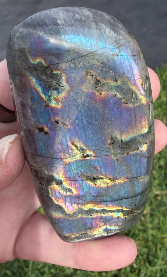 Purple Flash Labradorite Freeform – 215g