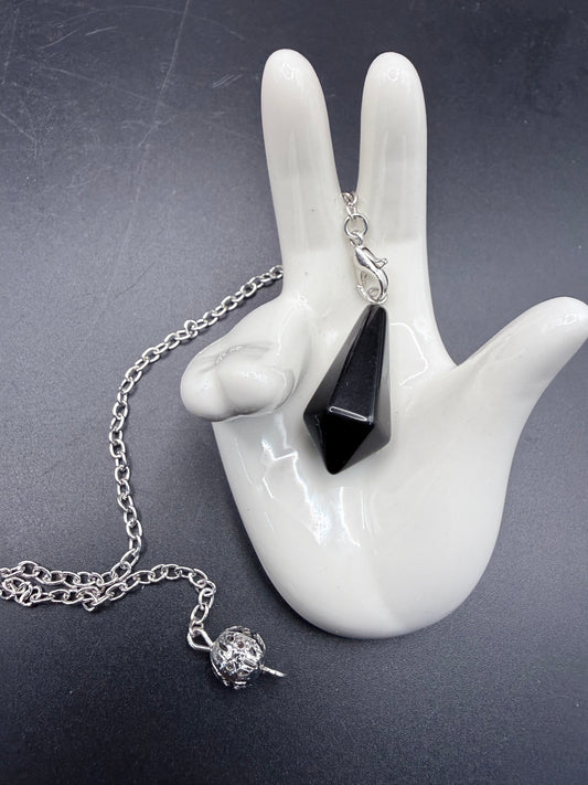Black Obsidian Pendulum