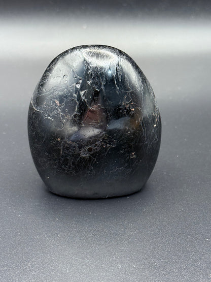 Black Tourmaline with Garnet Free Form
