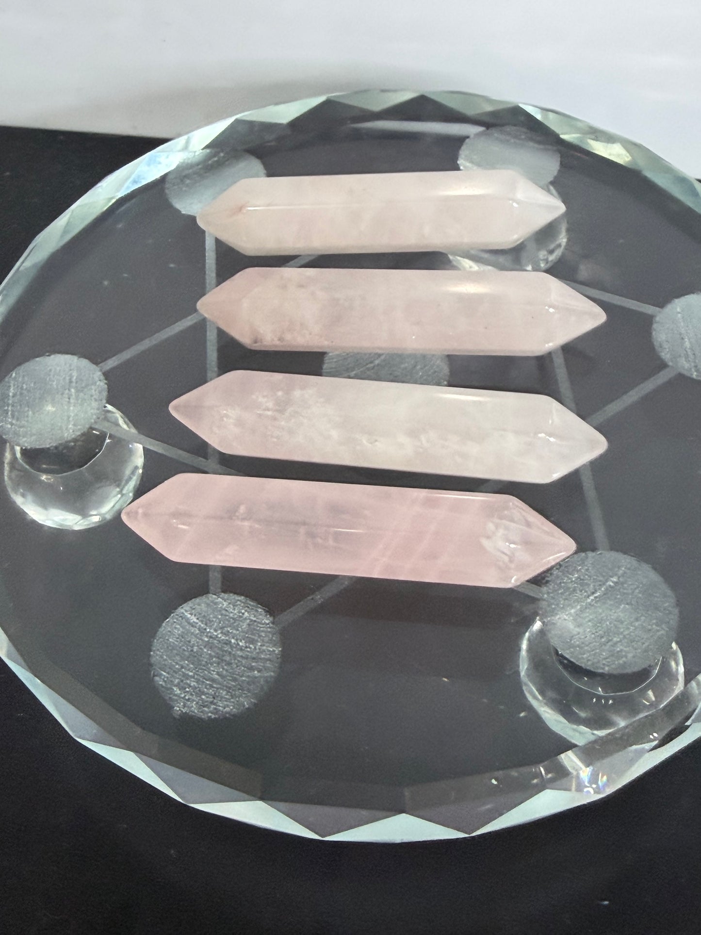 Rose Quartz Double Terminated Point – 5.3 cm