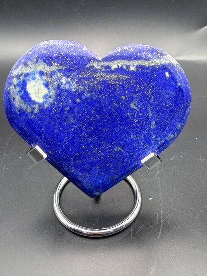 Large Lapis Lazuli Heart with Stand