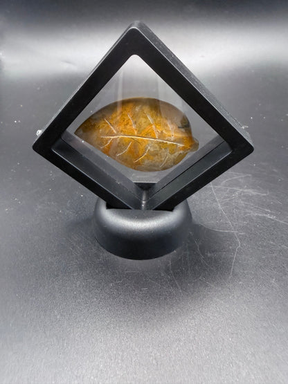 Bumblebee Jasper Leaf Carving