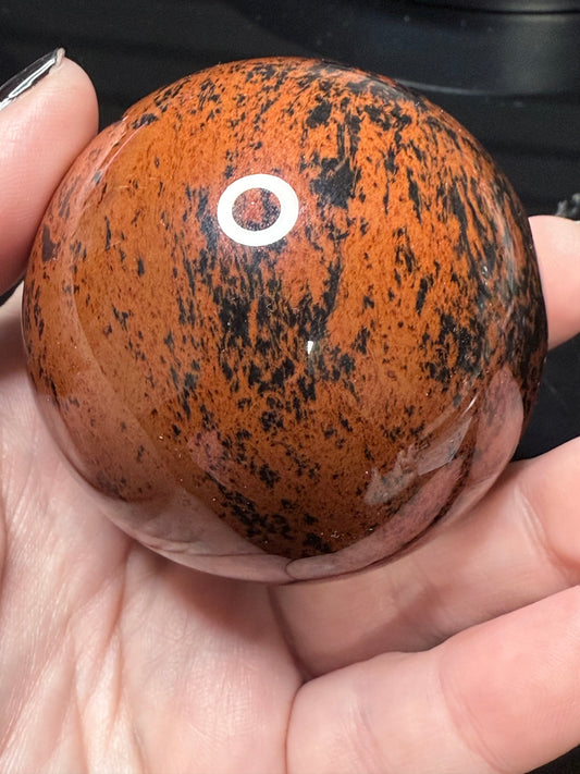 Mahogany Obsidian Sphere