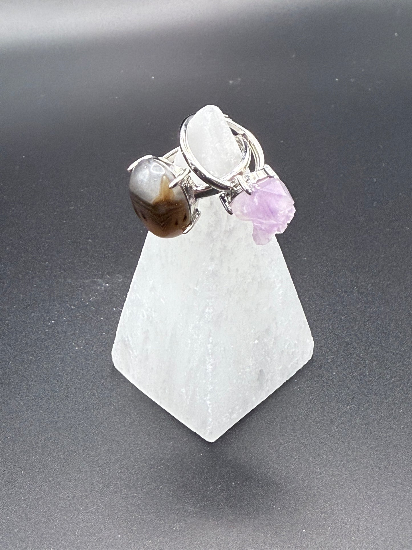 Selenite Pyramid 7cm