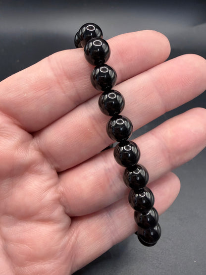 8mm Black Tourmaline Bracelet

Protection • Grounding • Energy Shield
