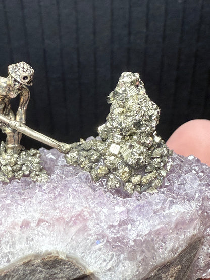 Pyrite Miner - Crystal wonderland By Lisa