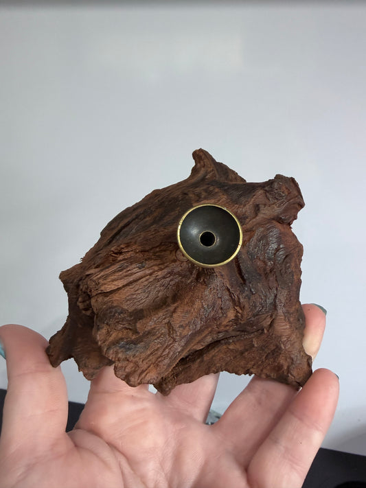 Natural Driftwood Sphere Stand A