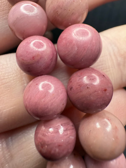 Pink Rhodonite 8mm Bracelet