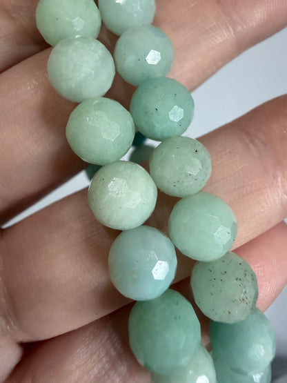 8mm Amazonite Faceted Bracelet

Calming Energy • Communication • Emotional Balance