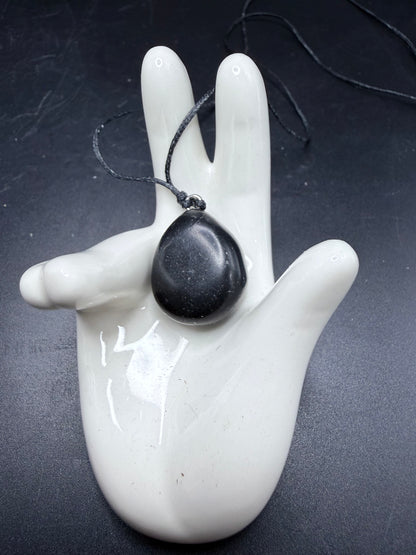 Shungite Pendant – Protection • Purification • Grounding