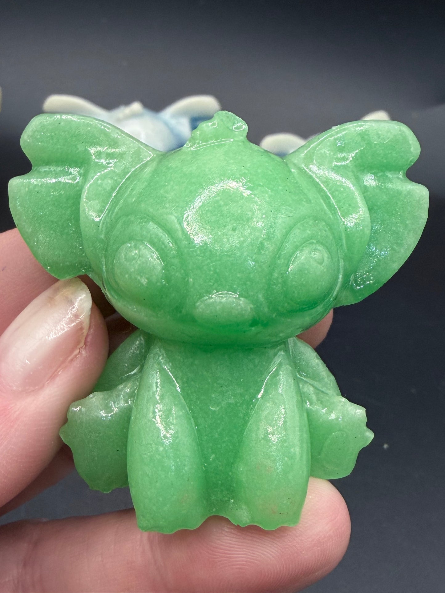 Stitch Luminous Green Carving – Glow in the Dark