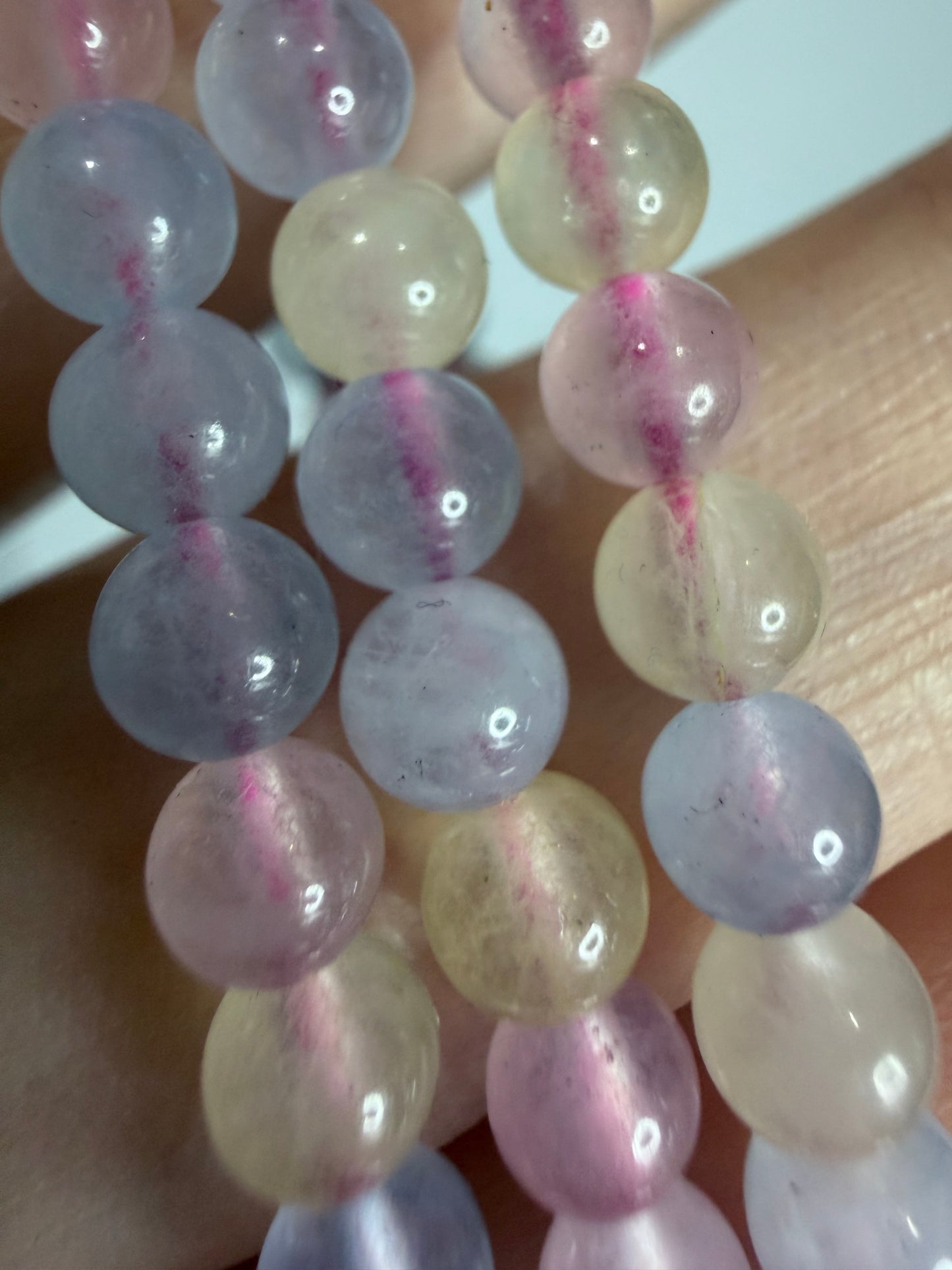 4mm Morganite Bracelet –

Love • Compassion • Emotional Healing