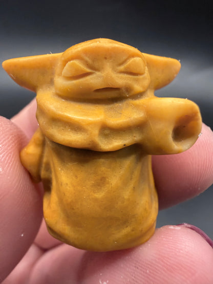 Baby Yoda (Grogu) Crystal Carvings