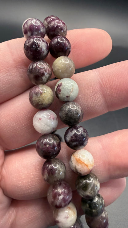 Pink Tourmaline (Rubellite) Bracelet 8MM