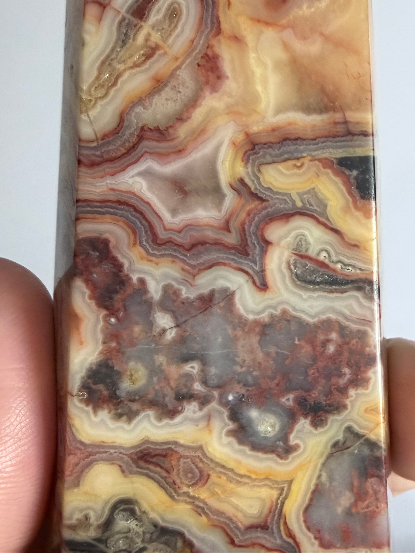 Crazy Lace Agate Tower – C -