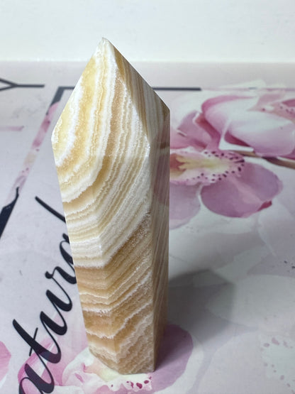 Orange Calcite Point