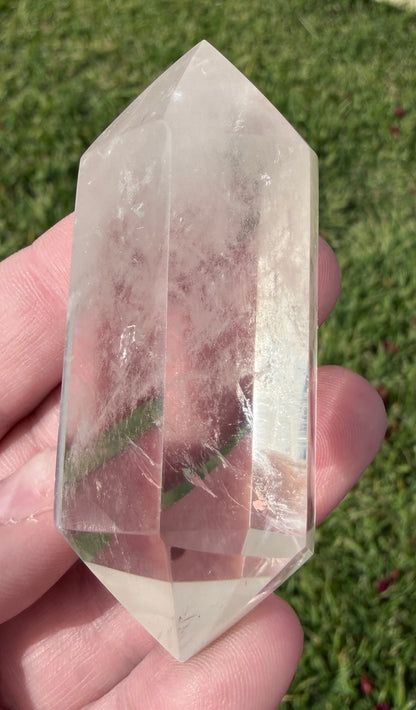 Light Citrine Quartz Double Terminated Point – 7.1cm