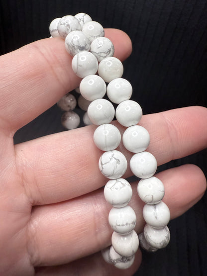 Howlite Bracelet 8mm