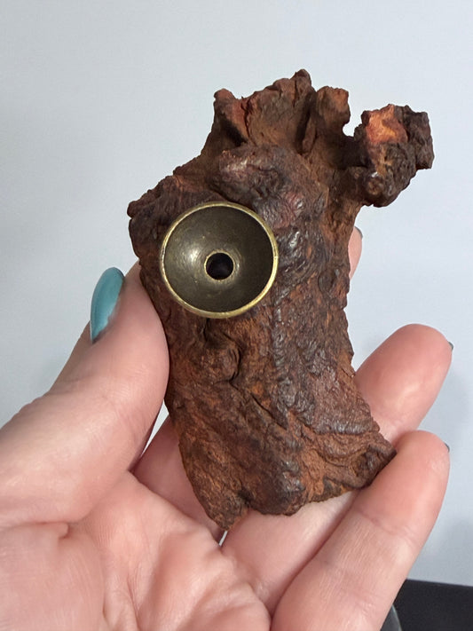 Natural Driftwood Sphere Stand E