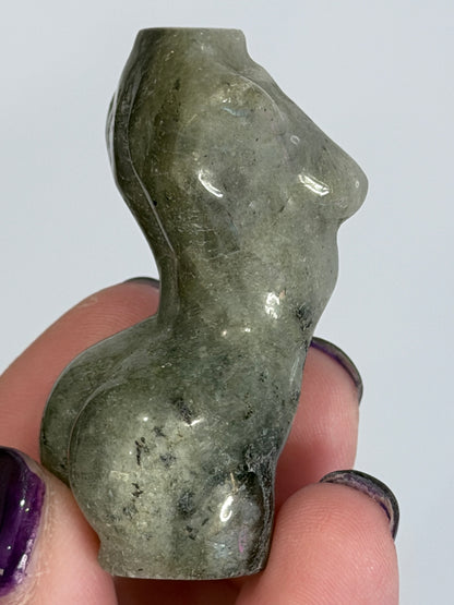 Labradorite Goddess Carving