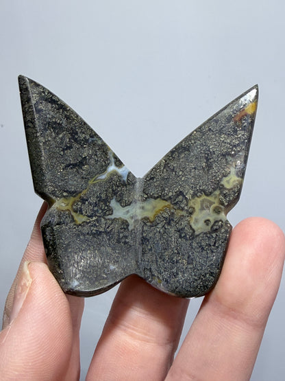 Indonesian Marcasite Butterfly Carving – 5cm (A)