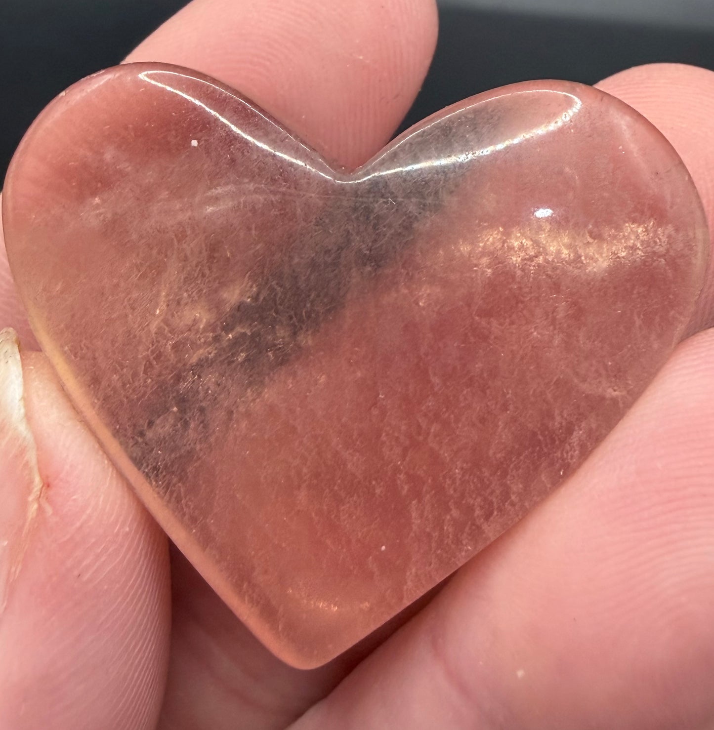 Fluorite Hearts Assorted Colours – 4cm