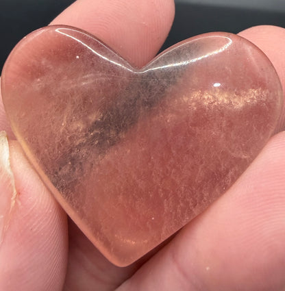 Fluorite Hearts Assorted Colours – 4cm