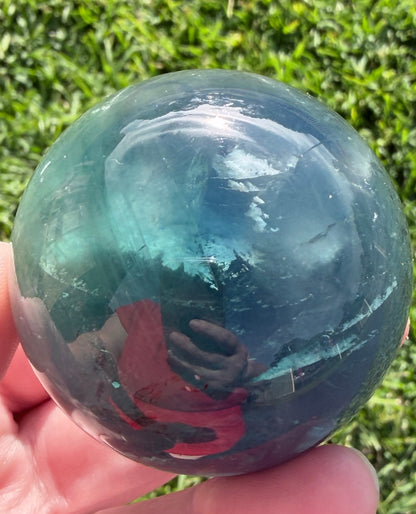 Blue Fluorite Sphere – 5.5cm | 274g