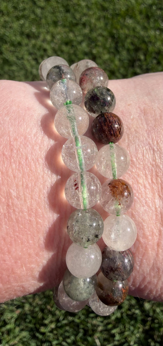 8mm Garden Quartz Bracelet