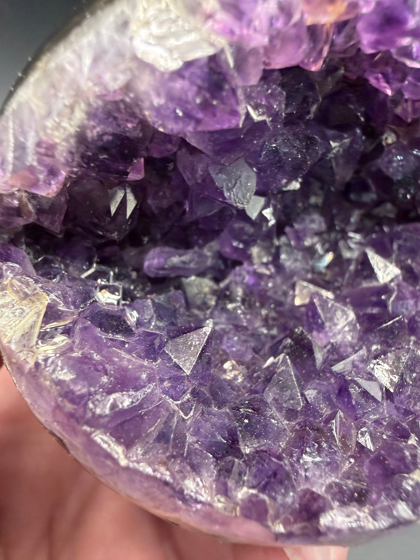 Amethyst Geode Sphere – A Grade D
