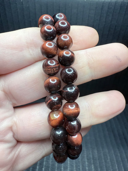 Red Tigers Eye Bracelet 8mm
