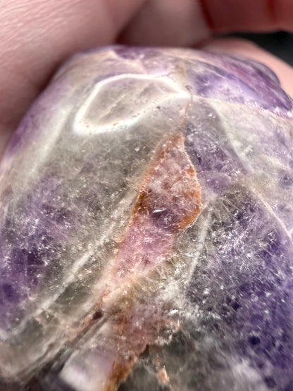 Dream Amethyst Skull Carving – 130g | 5.6 × 4.2cm