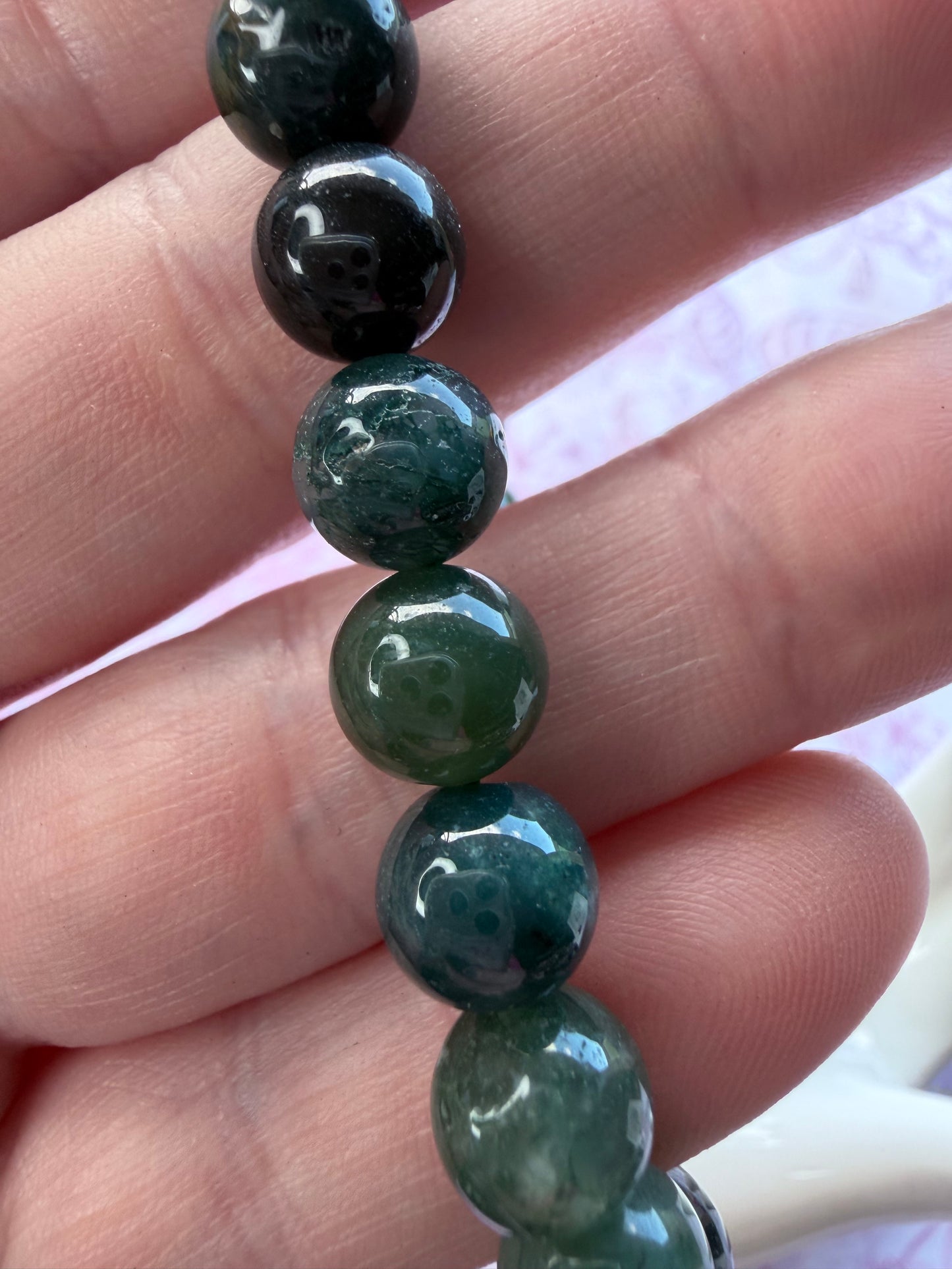Green Jade Bracelet – 8mm