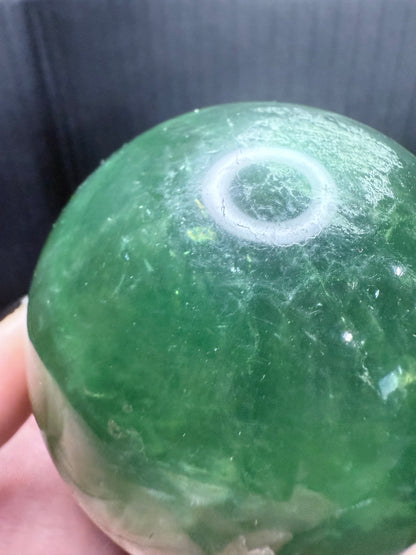 Green Fluorite Sphere