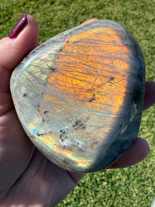 Labradorite Freeform Amazing Strong Flash