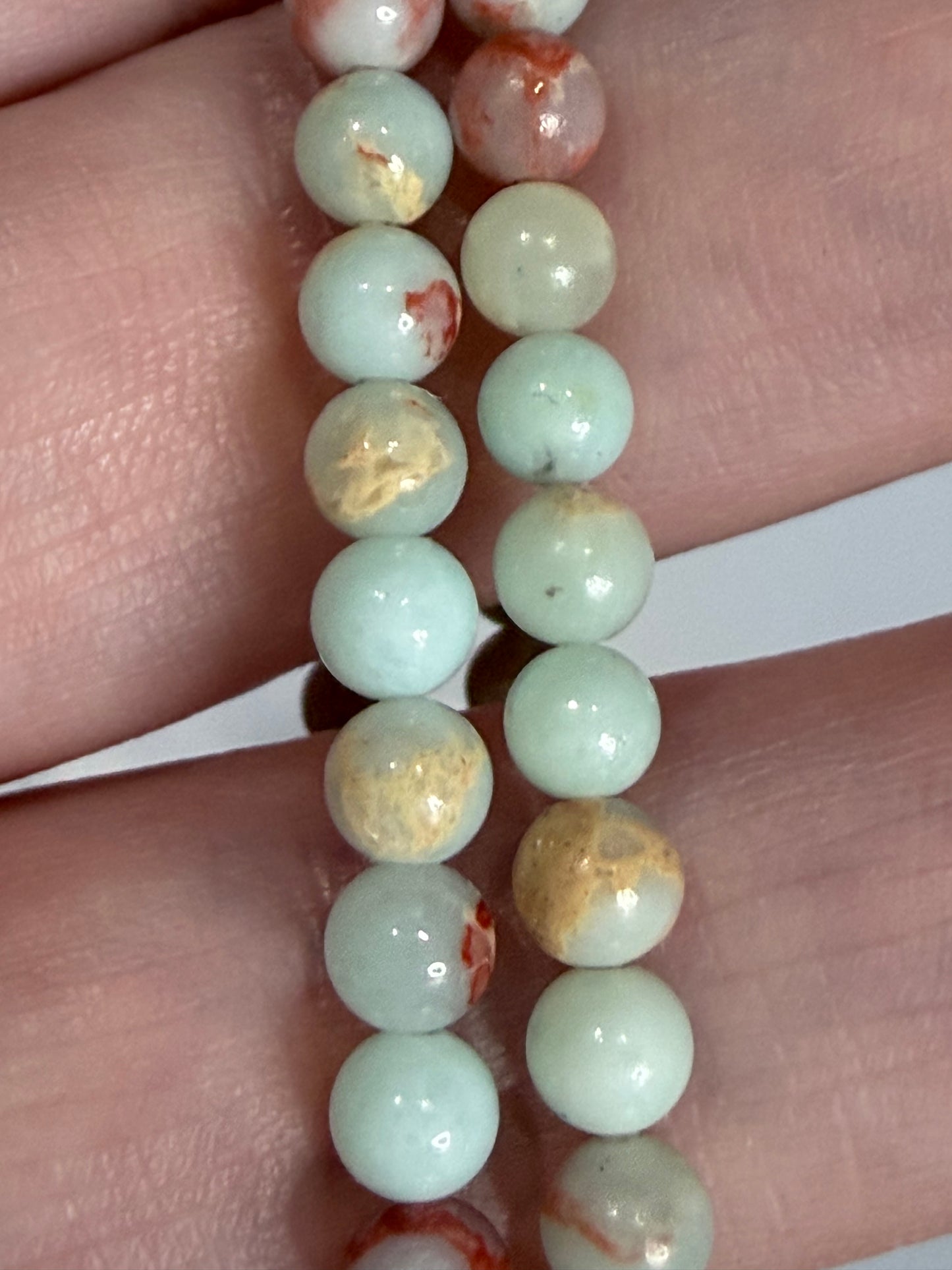 4mm Sea Sediment Jasper Bracelet | Aqua Terra / Impression Jasper

Balance • Calm • Positive Energy
