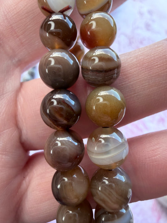 8mm Coffee Sardonyx Bracelet

Strength • Protection • Stability