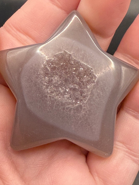 Druzy Agate Star