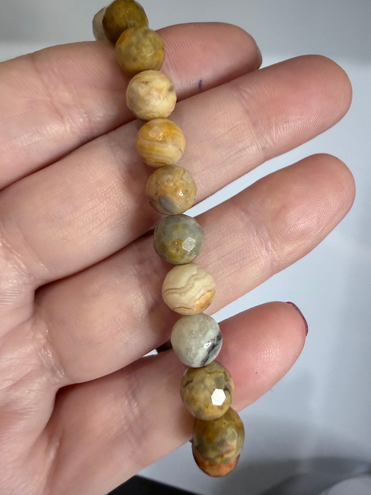 8mm Crazy Lace Agate Faceted Bracelet

Joy • Balance • Positive Energy