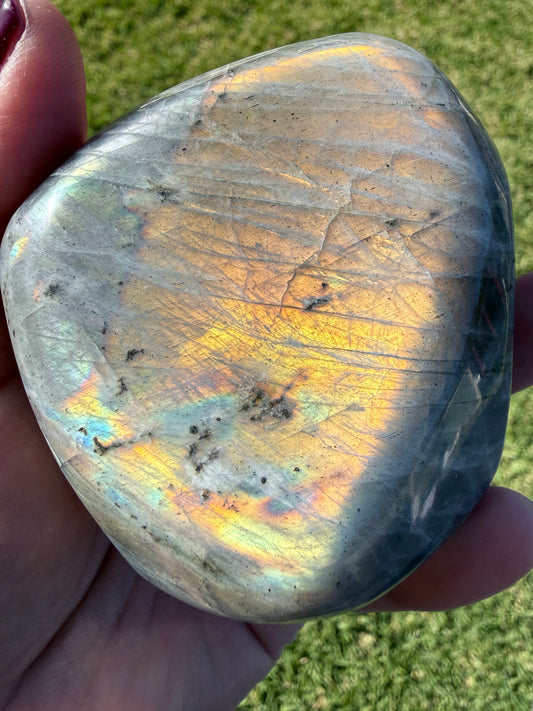 Labradorite Freeform Amazing Strong Flash